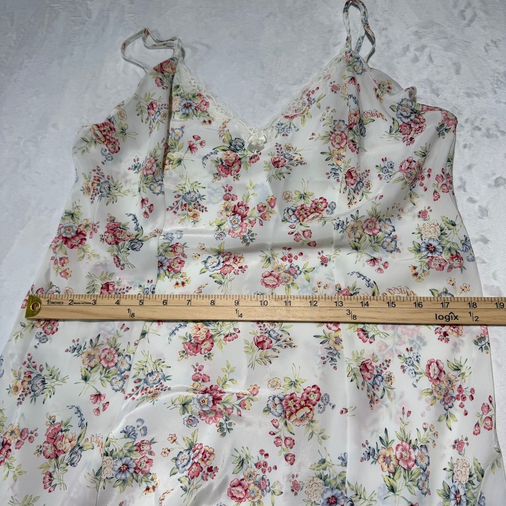 Vintage BHS 90's Lana Del Rey Coquette Slip Dress Romantic Dainty Size XL - Picture 9 of 9